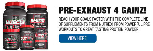 Complete Line of Nutrex Supplements