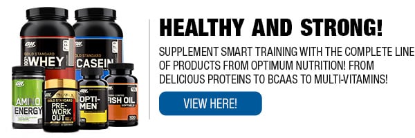 Full Line of Optimum Nutrition Products