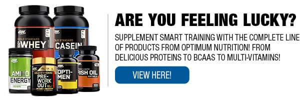 Complete Line of Optimum Nutrition Supplements