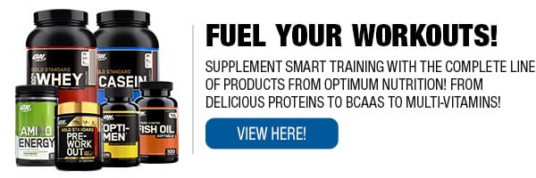 Complete Line of Optimum Nutrition Supplements