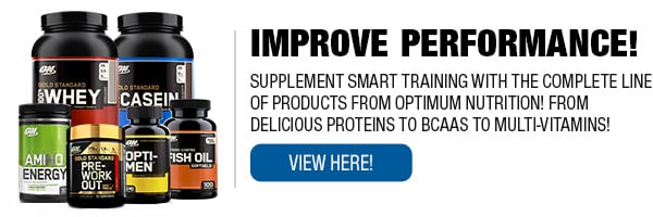 Full Line of Optimum Nutrition Supplements