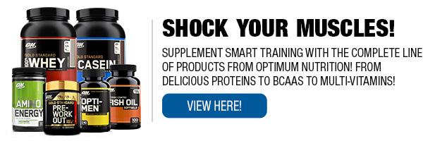 Complete Line of Optimum Nutrition Supplements
