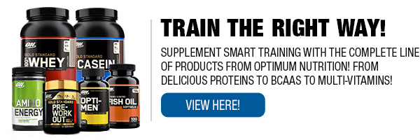 Complete Line of Optimum Nutrition Supplements