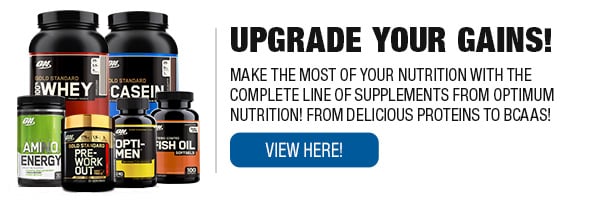 Complete Line of Supplements from Optimum Nutrition