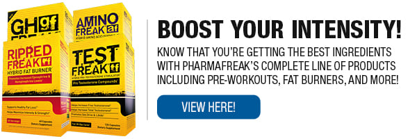 Complete Line of PharmaFreak Supplements