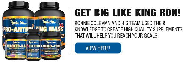 Full Line of Ronnie Coleman Signature Series Supplements