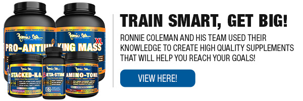 Full Line of Ronnie Coleman Signature Series Supplements