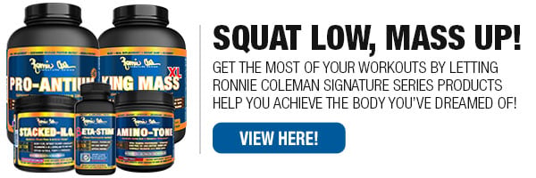 Ronnie Coleman Signature Series Supplements