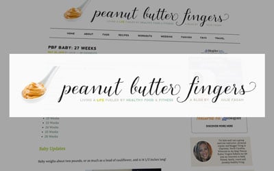 health blog Peanut Butter Fingers