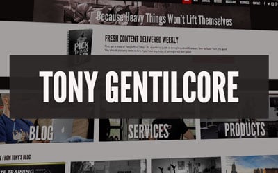 bodybuilding blog Tony Gentilcore