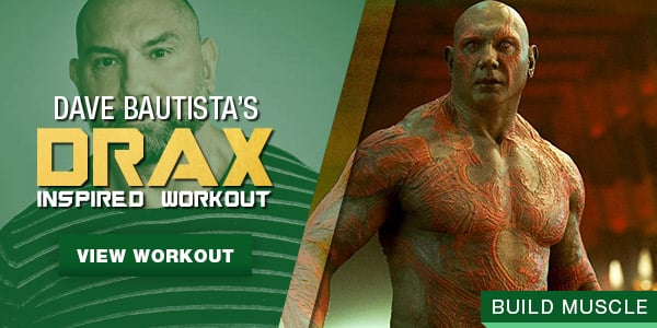 Dave Bautista Drax Workout