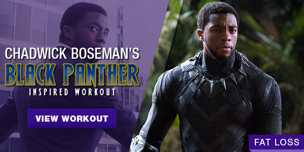 Chadwick Boseman Black Panther Workout