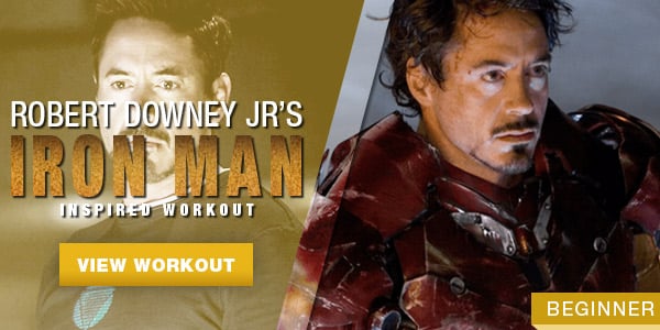 Robert Downey Jr Iron Man Workout