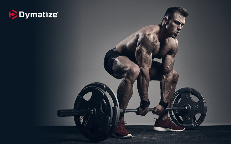 Dymatize athlete deadlifting