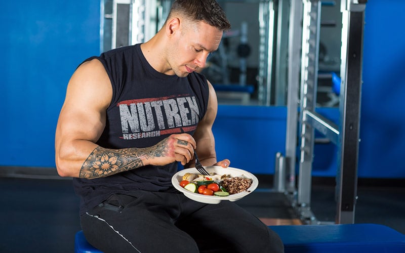 Nutrex Athlete Enjoying Whole Foods