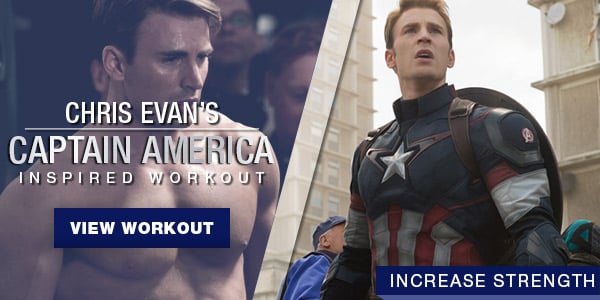 Chris Evans Captain America Workout