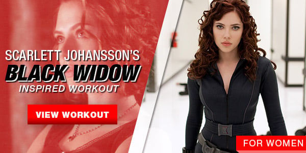 Scarlett Johansson Black Widow Workout