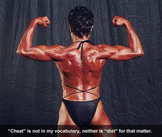 “Cheat” is not in my vocabulary, neither is “diet” for that matter.