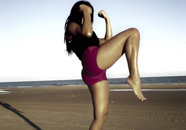 Claudia Rivarelli kickboxing.