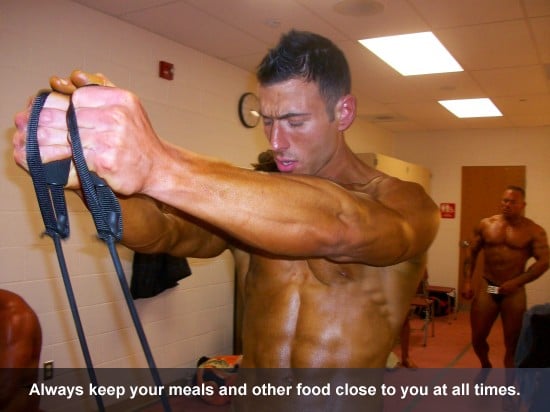 Always keep your meals and other food close to you at all times