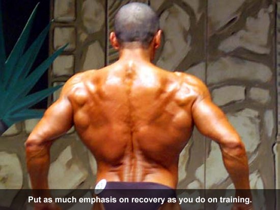 Put as much emphasis on recovery as you do on training.