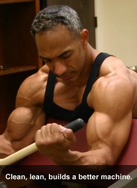 Clean, lean, builds a better machine.