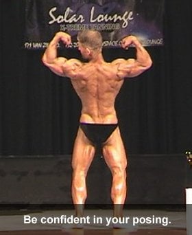 Be confident in your posing.