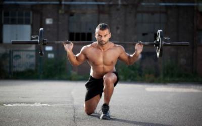 100 Yard Barbell Walking Lunges Challenge