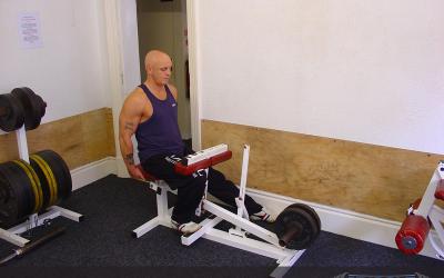 One-Leg Seated Calf Raise