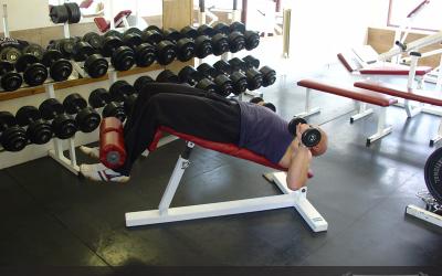Decline Weighted Sit Up with Twist