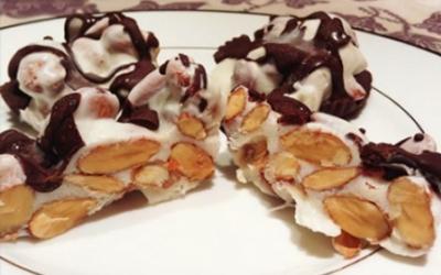Drizzled Protein Coated Almond Bites Recipe