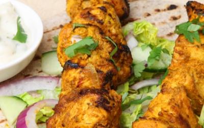 Lime BBQ Chicken With Salsa Cream Dipping Sauce