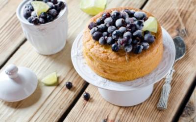 Blueberry Mug Cake With FitMiss Vanilla Chai