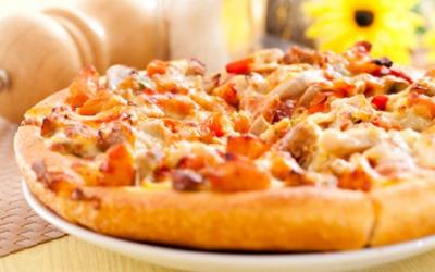 Salsa And Chicken Whole Wheat Pizza