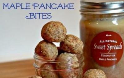 Healthy Maple Pancake Bites