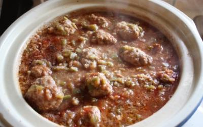 Crock Pot Turkey Meat Balls With Green Peppers