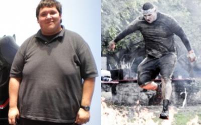 Jordan Grahm before and after transformation