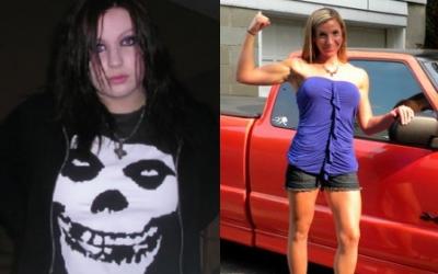 Rebecca Rausch transformation before and after
