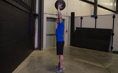 Standing Overhead Medicine Ball Slam