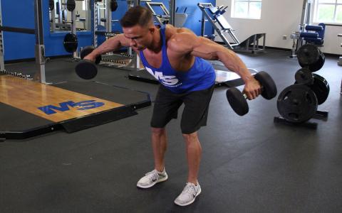 Bent Over Dumbbell Reverse Fly