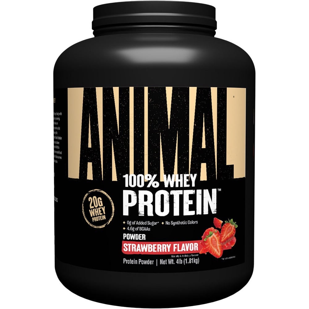 Animal 100% Whey Protein - 4lbs Strawberry