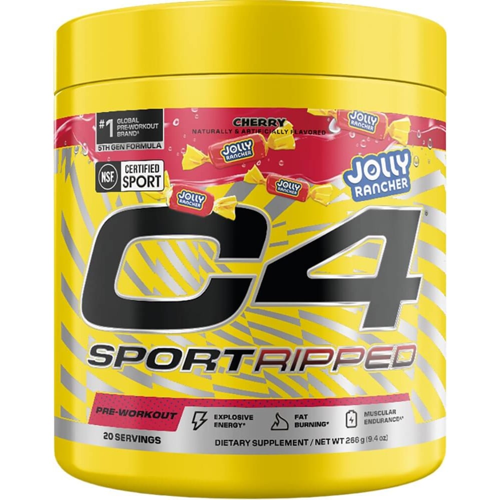 Cellucor C4 Sport Ripped - 20 Servings Jolly Rancher Cherry