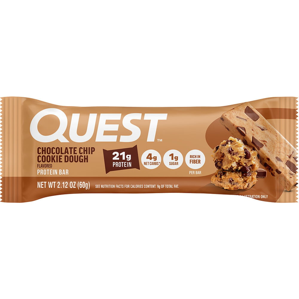 Quest Nutrition Protein Bars - 1 Bar Chocolate Chip Cookie Dough