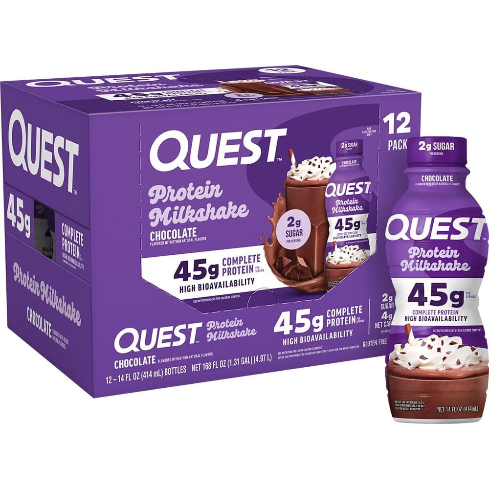 Quest Nutrition Protein Milkshake - Box of 12 Chocolate