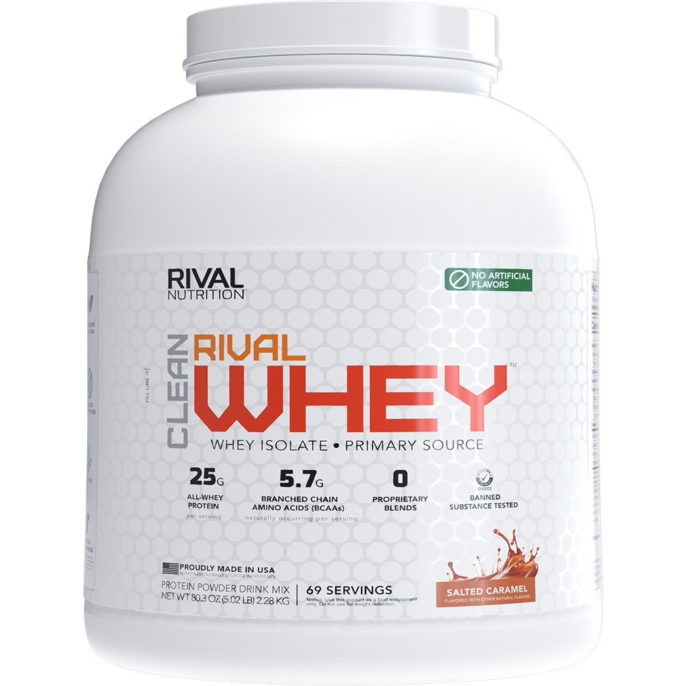 Rival Nutrition Clean Rival Whey - 5lbs Salted Caramel