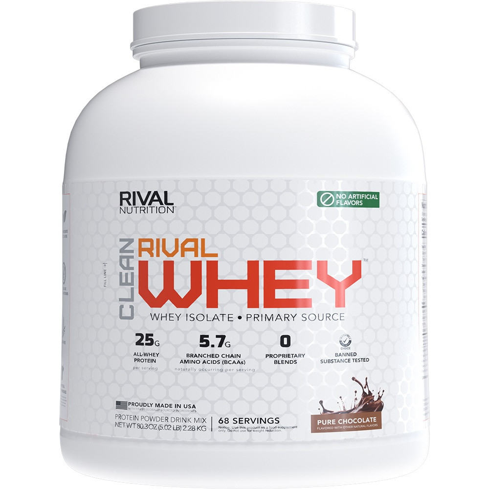 Rival Nutrition Clean Rival Whey - 5lbs Pure Chocolate