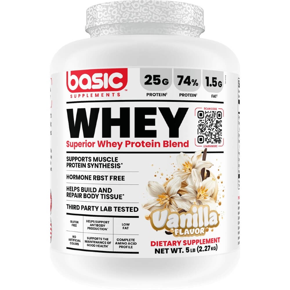 Basic Supplements Basic Whey - 5lbs Vanilla