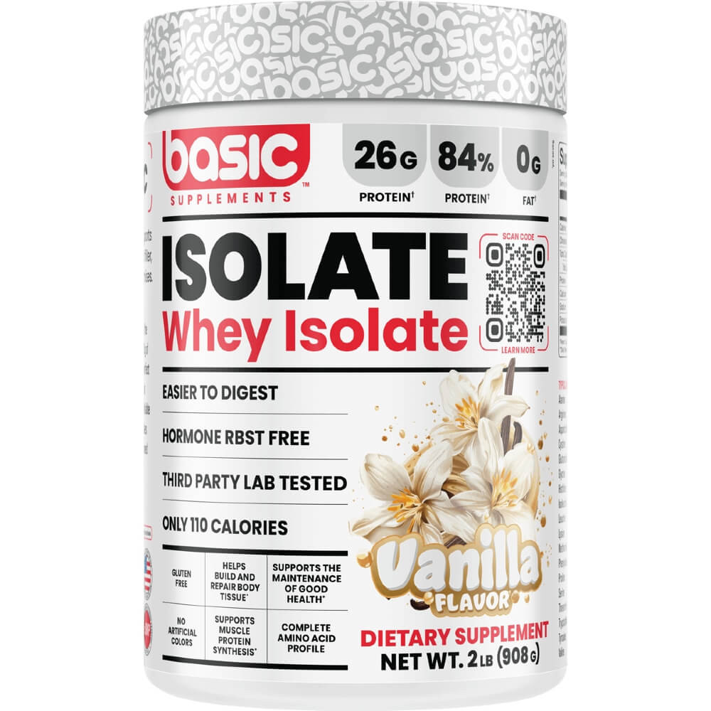 Basic Supplements Basic Isolate - 2lbs Vanilla