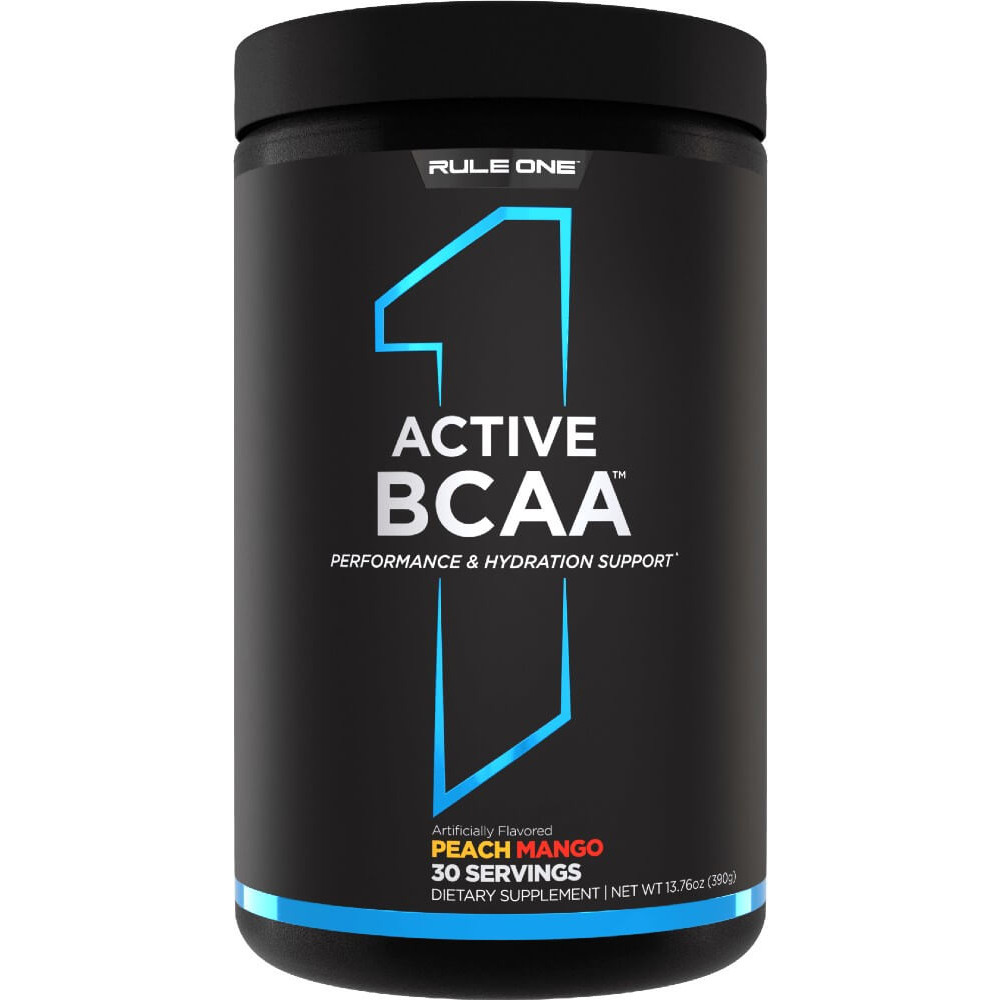 Rule 1 Active BCAA - 30 Servings Peach Mango