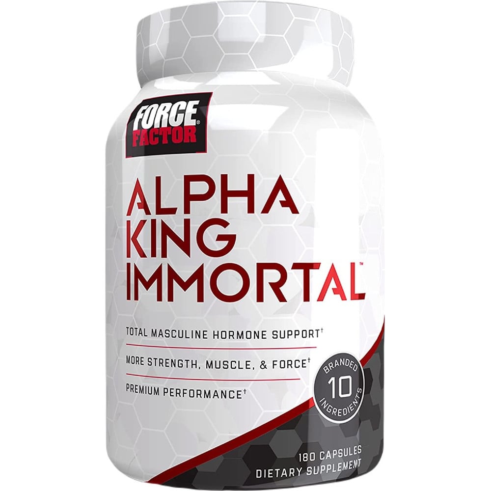 Force Factor Alpha King Immortal - 180 Capsules